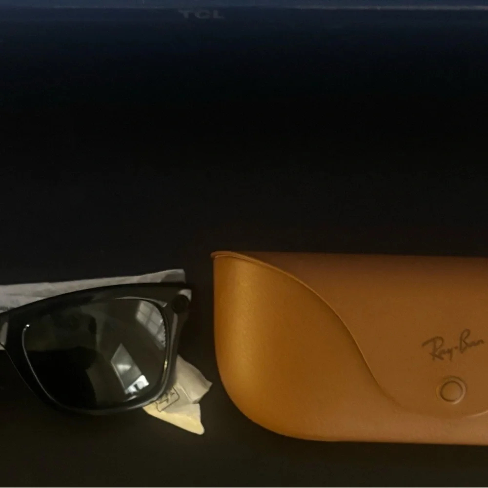 Ray-Ban Tan Leather Case